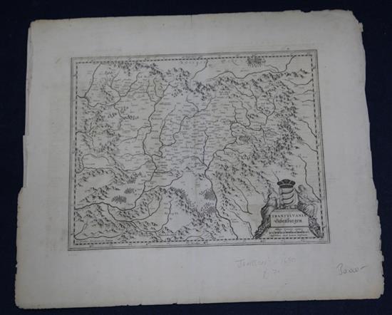 A collection of ten unframed engraved maps:-